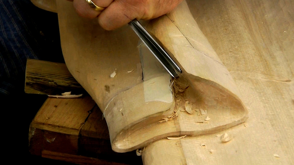 Shirt 12 Undercutting Cuffs | Woodcarvingworkshops.tv
